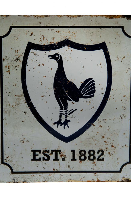 Tottenham Hotspur FC Retro Logo Sign