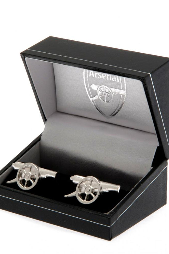 Arsenal FC Sterling Silver Cannon Cufflinks