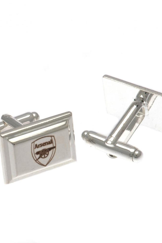 Arsenal FC Silver Plated Cufflinks