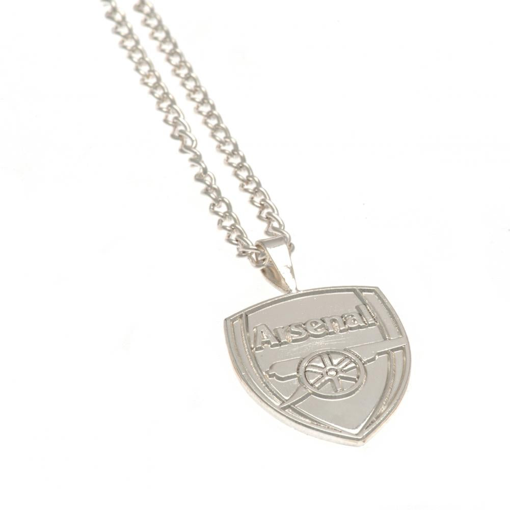 88134 Arsenal FC Silver Plated Pendant Chain XL