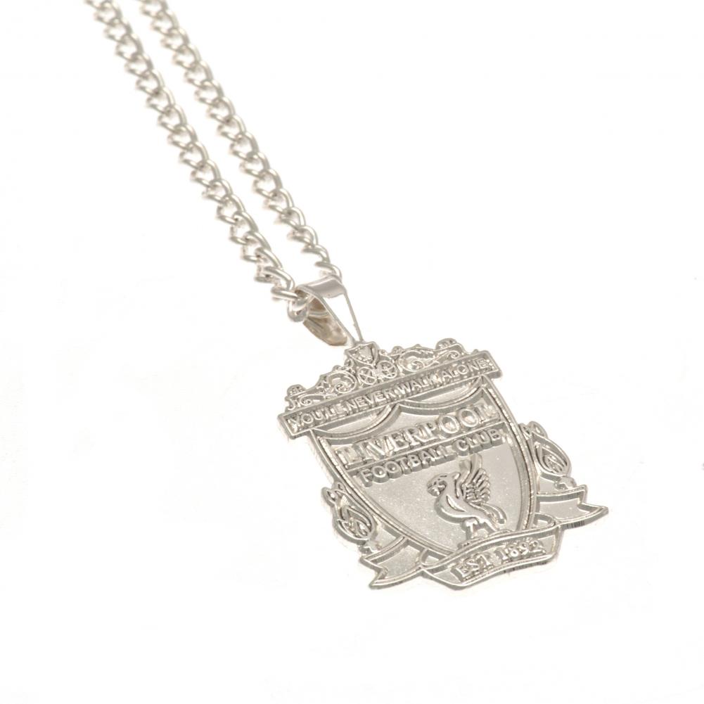 88136 Liverpool FC Silver Plated Pendant Chain XL