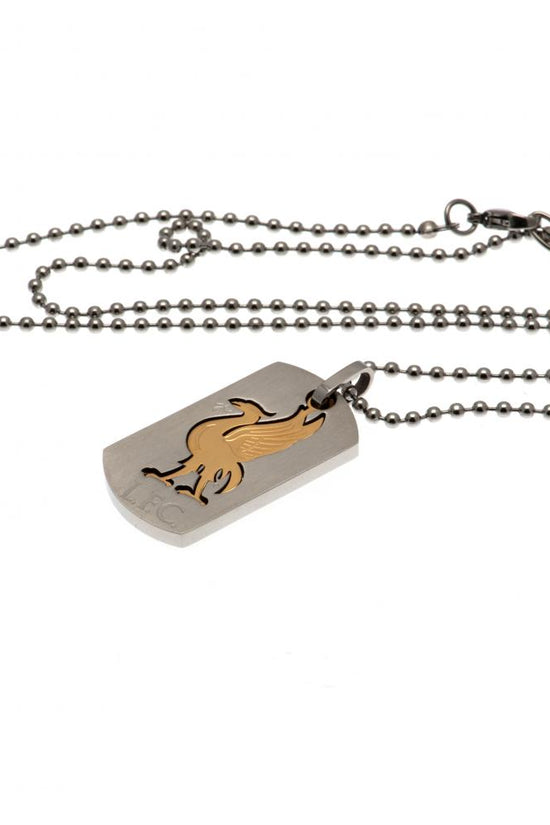 88168 Liverpool FC Bi Colour Cut Out Dog Tag Chain 1