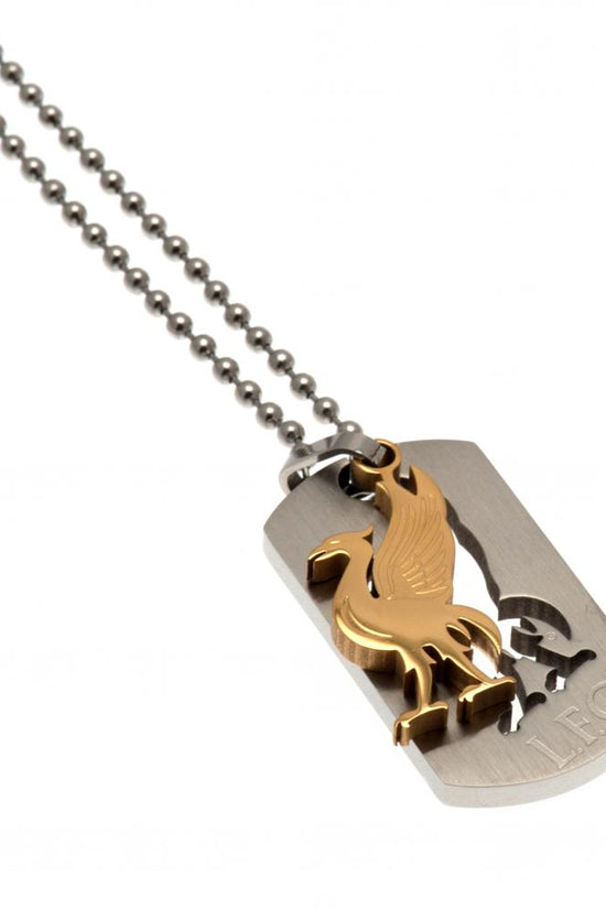88168 Liverpool FC Bi Colour Cut Out Dog Tag Chain