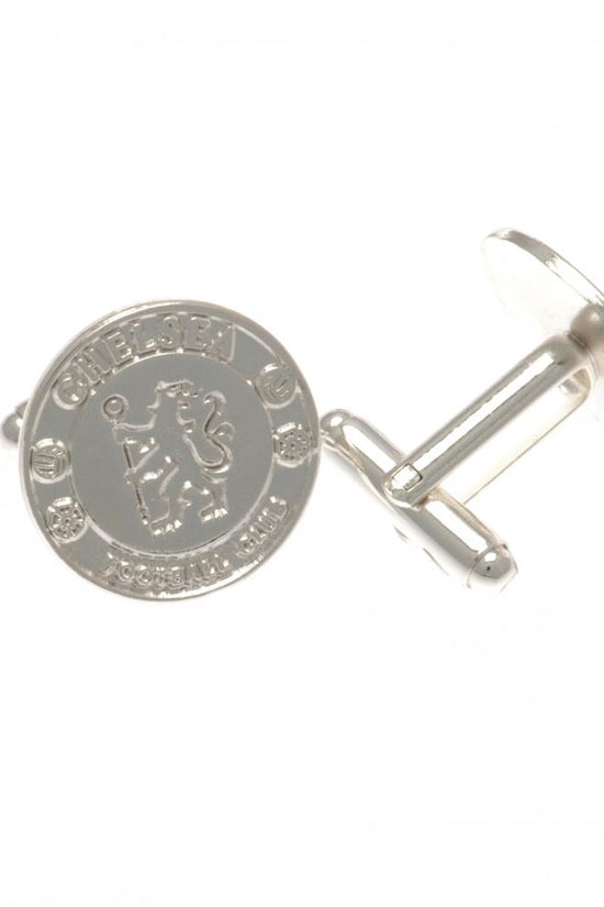 Chelsea FC Silver Plated Formed Cufflinks