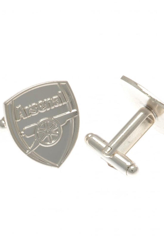 Arsenal FC Silver Plated Formed Cufflinks