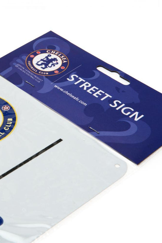 Chelsea FC White Street Sign