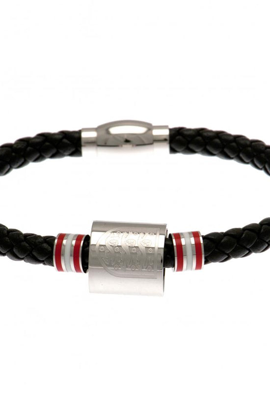 91973 England FA Colour Ring Leather Bracelet 1