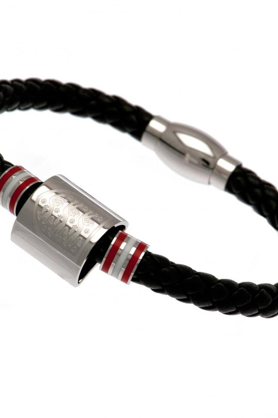 91973 England FA Colour Ring Leather Bracelet