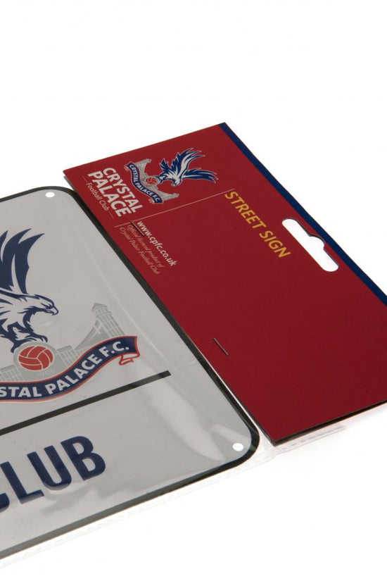 Crystal Palace FC White Street Sign