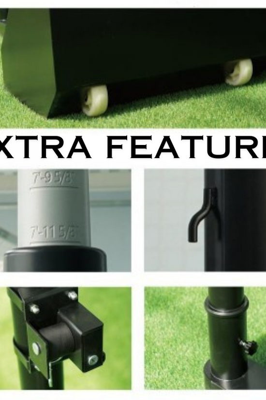 Cazna Portable V200 Adjustable Volleyball Posts