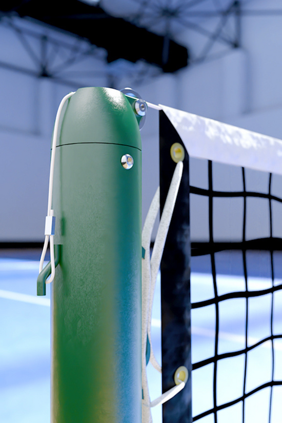 Cazna 089 round tennis post