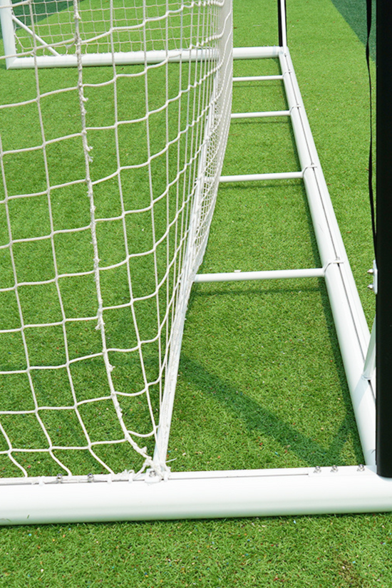 7.3m x 2.4m Cazna ALU110 Freestanding Stadium Box Soccer Goal (Full Size)