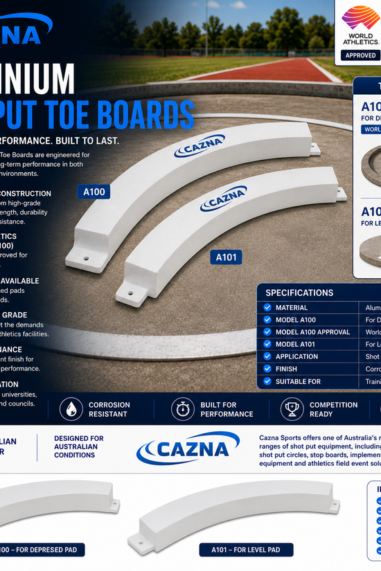Cazna Aluminium Shot Put Toe Boards