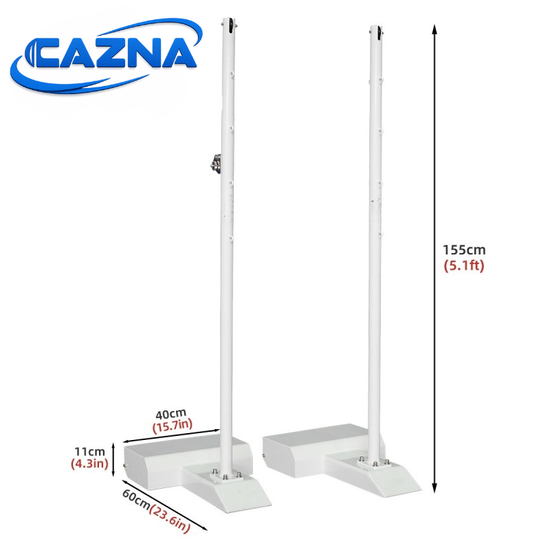 Cazna Competition Steel Badminton Posts