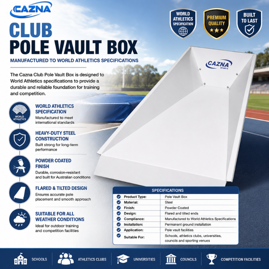 Cazna Club Pole Vault Box