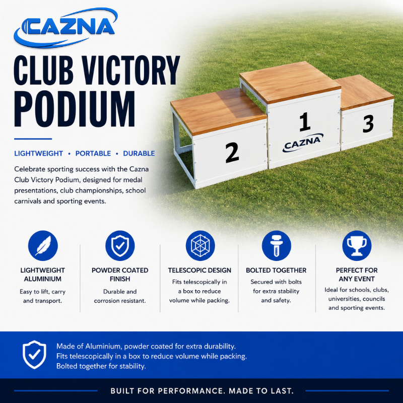 Cazna Club Victory Podium