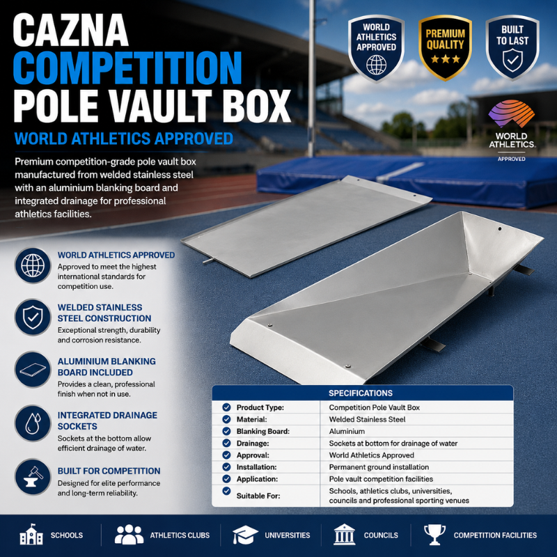 Cazna Competition Pole Vault Box