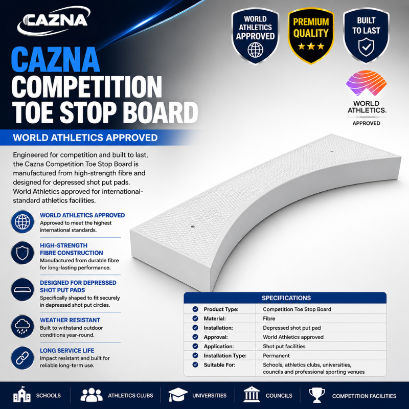 Cazna Competition Toe Stop Board