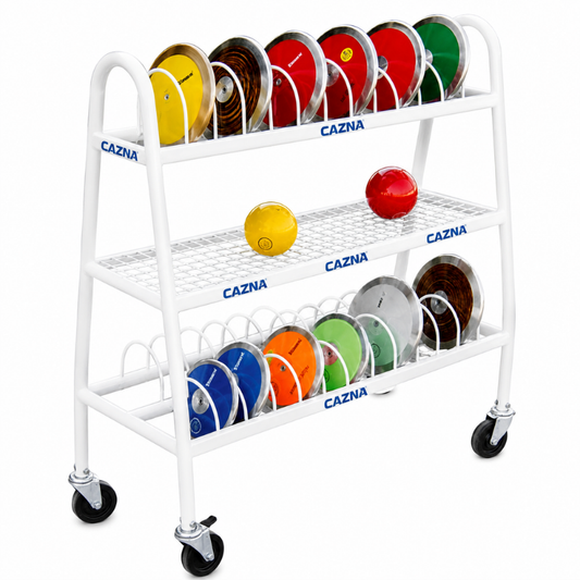 Cazna Discus / Shot Cart – Holds 30 Discus & 12 Shots