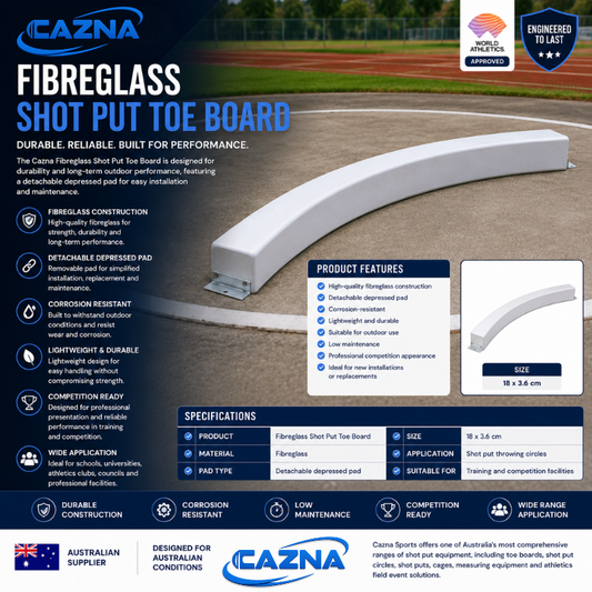 Cazna Fibreglass Shot Put Toe Board