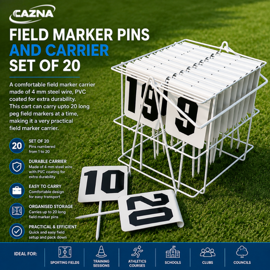 Cazna Field Marker Pins and Carrier – Set of 20