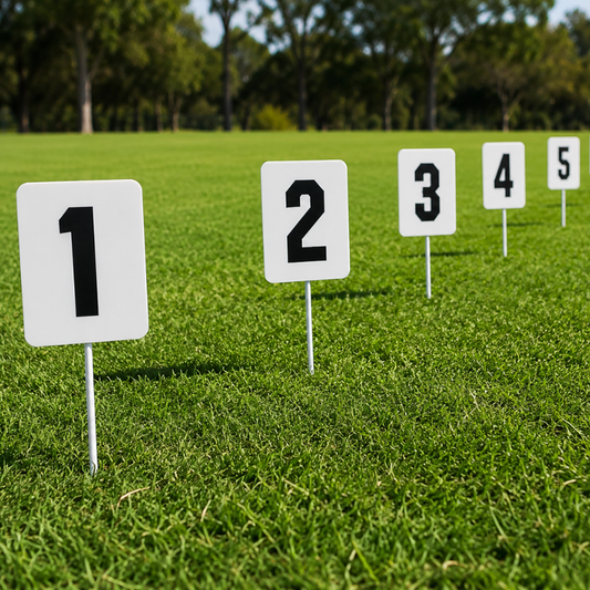 Cazna Field Marker Pins and Carrier – Set of 20