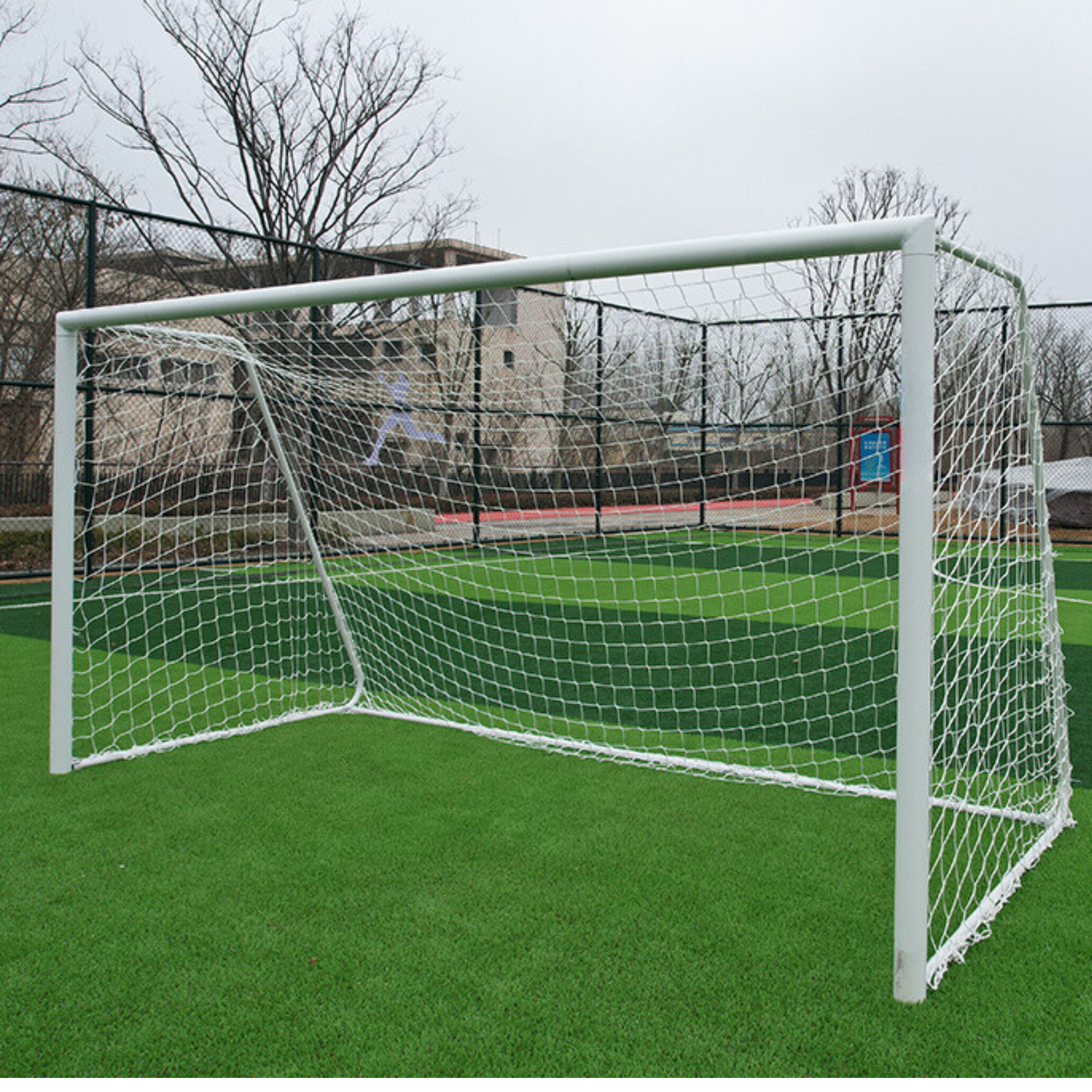 7.3m x 2.4m Cazna Alu60 Folding Soccer Goal (Full Size)