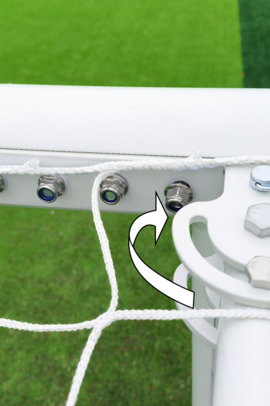 7.3m x 2.4m Cazna Alu60 Folding Soccer Goal (Full Size)