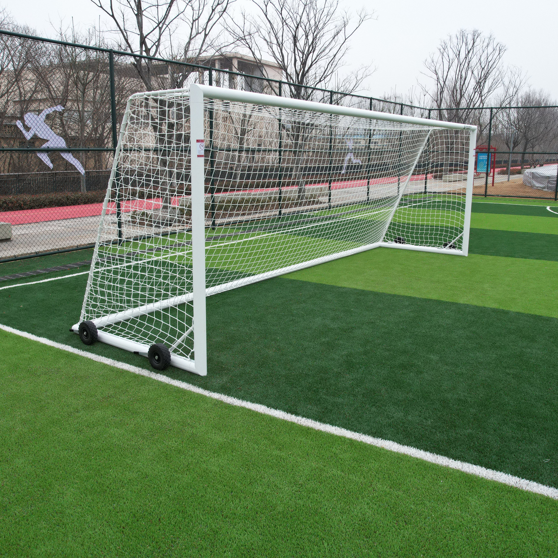 5m x 2m Cazna ALU110 Freestanding Soccer Goal