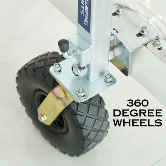 Cazna ALU110 360° Soccer Goal Wheels