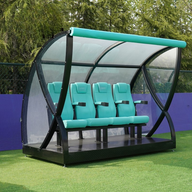 Cazna gold platform players shelter – Cazna Sports