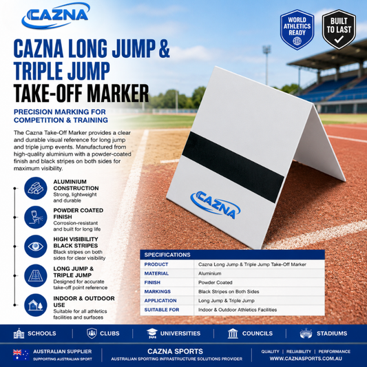 Cazna Long Jump & Triple Jump Take-Off Marker