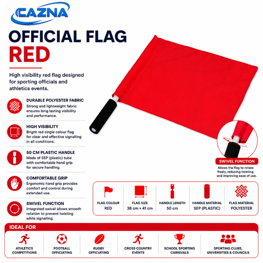 Cazna Official Flag – Red