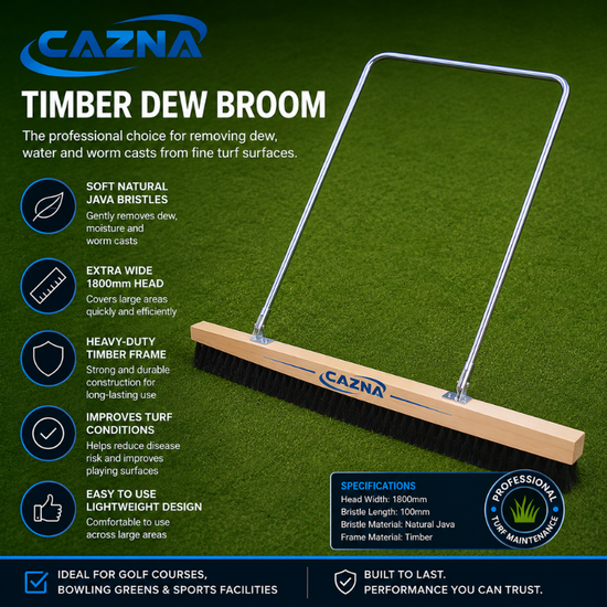 Cazna Timber Dew Broom