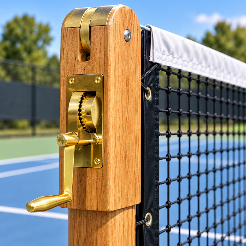Cazna Timber Tennis Posts – Wimbledon Spec