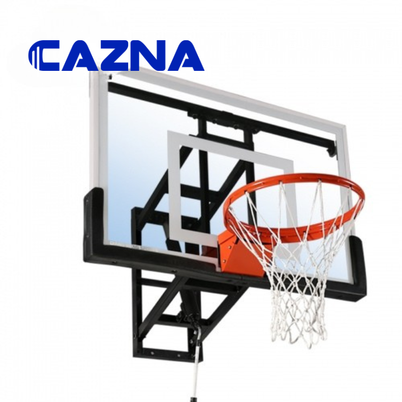 Cazna Wall Mounted Adjustable 5 Basketball System