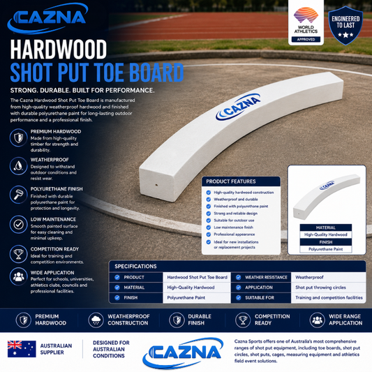 Cazna Wooden Shot Put Toe Board