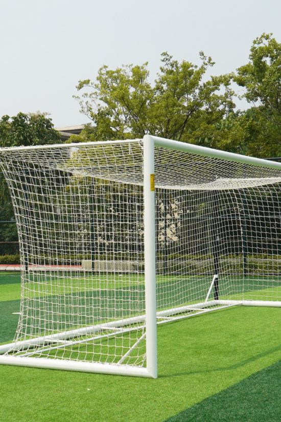 7.3m x 2.4m Cazna ALU110 Freestanding Stadium Box Soccer Goal (Full Size)