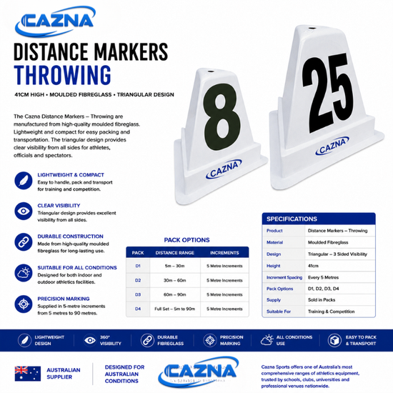 Cazna Distance Markers – Throwing