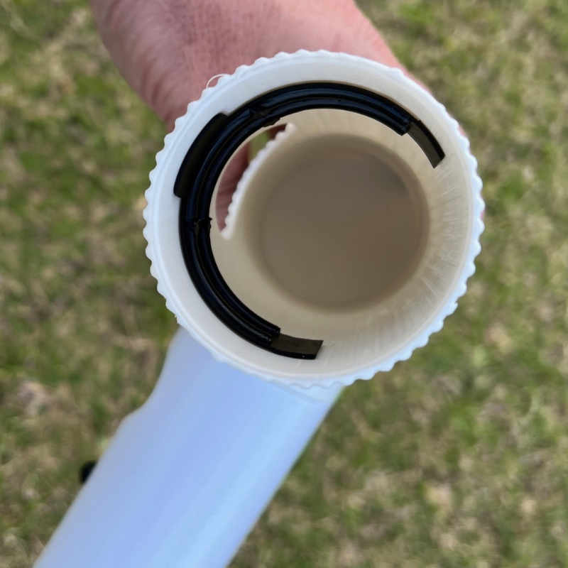 1.8m x 1.2m Cazna UPVC Soccer Goal Post