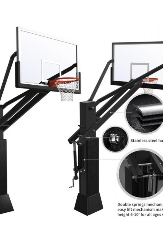 Cazna S200 basketball tower - inground