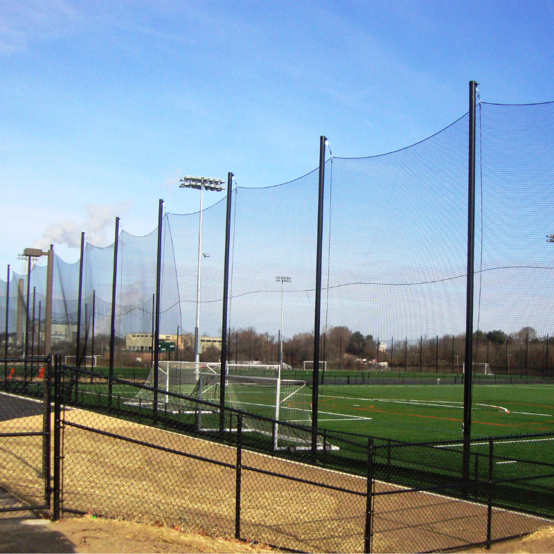 Sports Court Pitch Divider Post and Curtain Nets