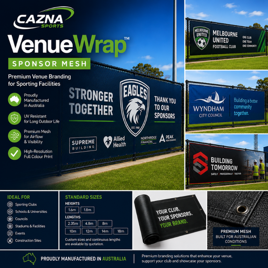 Cazna VenueWrap™ Sponsor Mesh