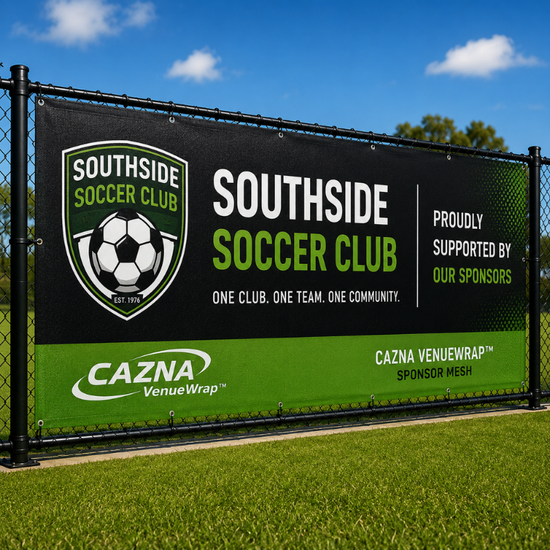 Cazna VenueWrap™ Sponsor Mesh