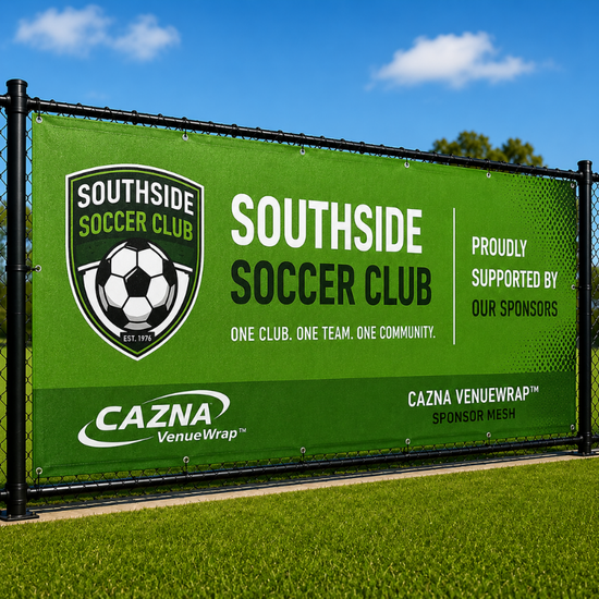 Cazna VenueWrap™ Sponsor Mesh
