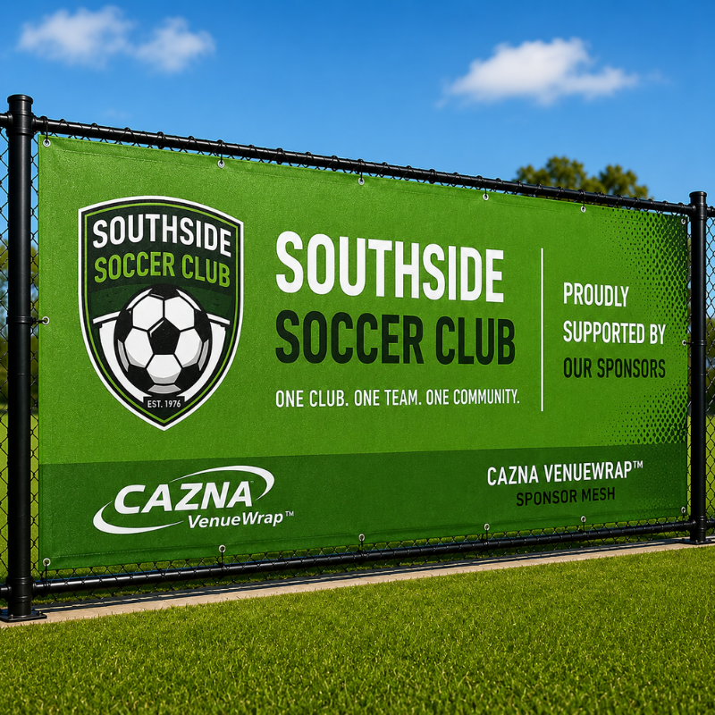 Cazna VenueWrap™ Sponsor Mesh