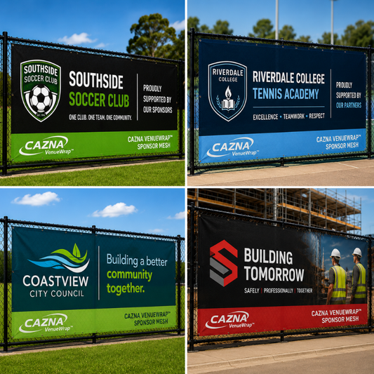 Cazna VenueWrap™ Sponsor Mesh
