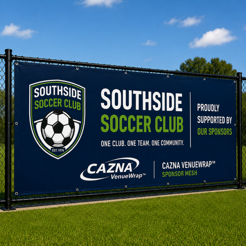 Cazna VenueWrap™ Sponsor Mesh