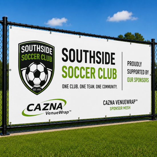 Cazna VenueWrap™ Sponsor Mesh