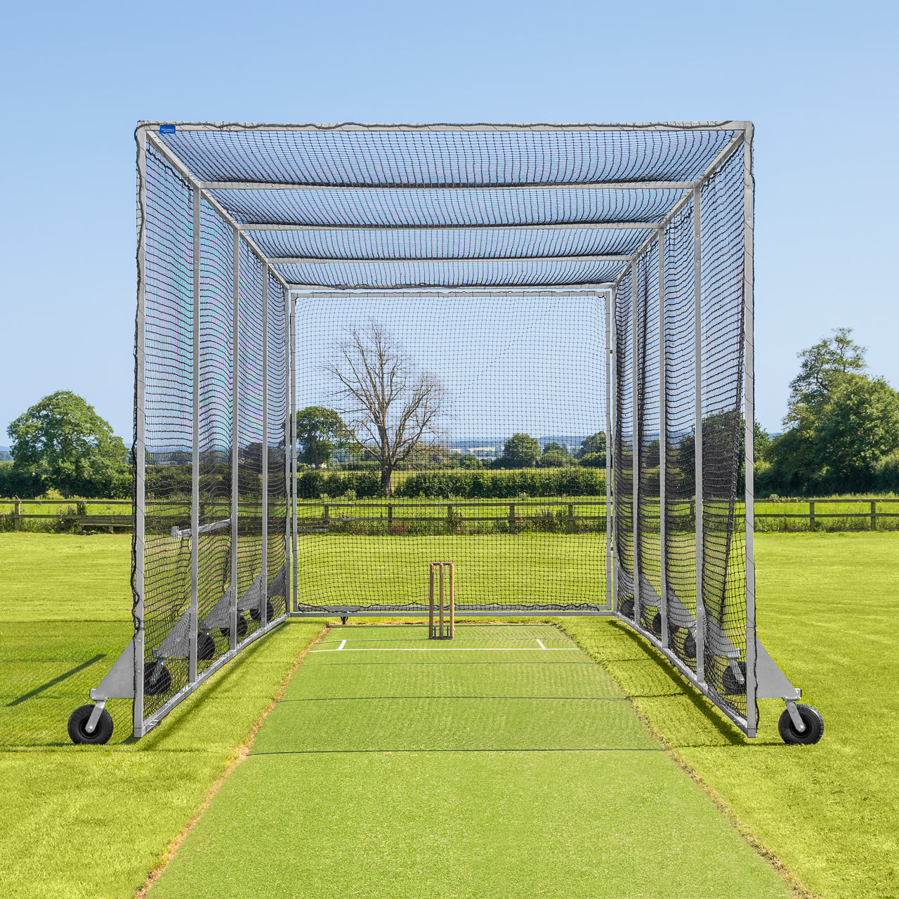 Cazna Mobile Cricket Batting Cage - 360° Mobility
